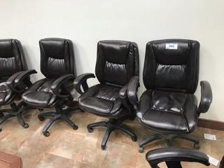 Lot of 6 Executive Task Chairs. 