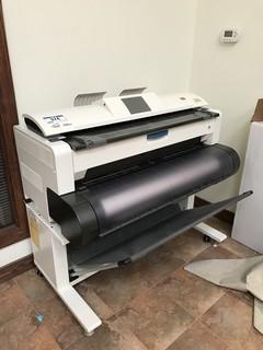 KIP 700m Plotter w/ Blueprint Hanger and 2 Rolls Paper. 