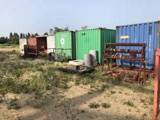 Bottle Rack w/ Asst. Flanges, Steel Platform, Rack w/ Flanges, etc. 