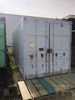 20' Sea Container w/ Lighting. **NOTE: CANNOT BE REMOVED UNTIL WED. AUG 15** 