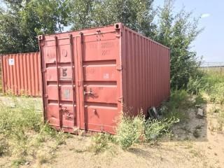 20' Sea Container w/ Contents Including Refrigerators, Conference Chairs, Folding Tables, Side Chairs etc.
