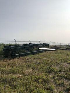 Lot of Tank Jig and Approx. 11 Asst. Steel Beams. 