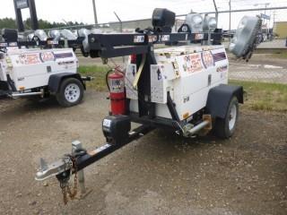 2014 Wanco Extreme 4 kW S/A Light Tower, 1,795 Hrs Showing, Perkins 3 cyl, w/ Ball / Pintle Hitch. VIN 5F13D1411E1004343. **NOTE: LOCATED AT 4710-2 AVE, EDSON, AB- CONTACT DEREK @ 780-728-6249 FOR VIEWING AND PICKUP**