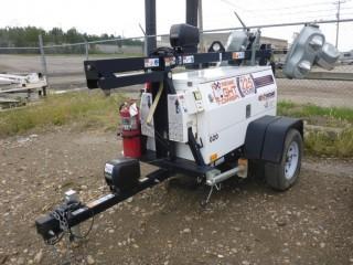 2014 Wanco Extreme 4 kW S/A Light Tower, Hours Unknown, Perkins 3 cyl, w/ Pintle Hitch. VIN 5F13D1412E1004335. **NOTE: LOCATED AT 4710-2 AVE, EDSON, AB- CONTACT DEREK @ 780-728-6249 FOR VIEWING AND PICKUP**