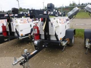 2014 Wanco Extreme 4 kW S/A Light Tower, 2,720 Hrs Showing, Perkins 3 cyl, w/ Ball / Pintle Hitch. VIN 5F13D1413E1004344. **NOTE: LOCATED AT 4710-2 AVE, EDSON, AB- CONTACT DEREK @ 780-728-6249 FOR VIEWING AND PICKUP**