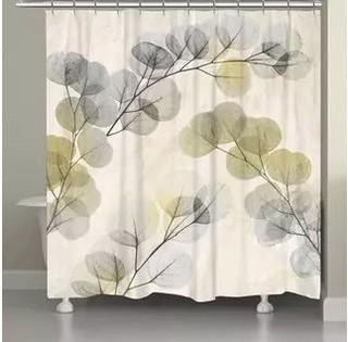 Laural Home Smoky Eucalyptus Fronds Shower Curtain