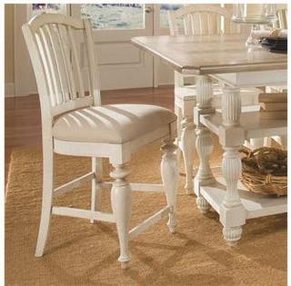 RIVERSIDE MIX-N-MATCH CHAIRS CNTR HT-UPHOL CHAIR (2IN) - Dover White / 2 pcs