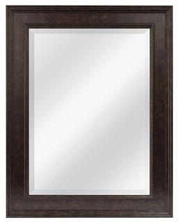 MCS 20676 Beveled Mirror with 21.5 by 27.5-Inch Frame, Bronze
