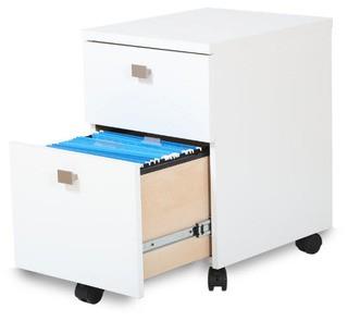 2-Drawer Mobile File Cabinet (7350691) - White