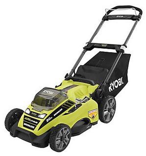 RYOBI 20-Inch 40-Volt Lithium-Ion Brushless Cordless Push Lawn Mower with 5.0 Ah Battery & Charger