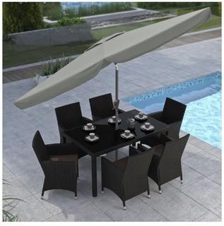 Tilting Patio Umbrella in Sand Grey (PPU-230-U-ca)