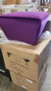 Dura Pyramid Swivel Stool (F15119) - Purple