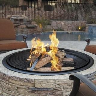 Sun Joe Cast Stone Wood Fire Pit (JOO1088_14201849_19703362) - 28"