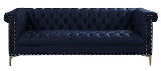 Maloney Chesterfield Sofa (ROSP4116) - Navy Blue