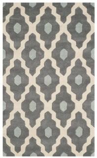Safavieh - Chatham - CHT734D - 3' x 5' - DK. Grey/Ivory