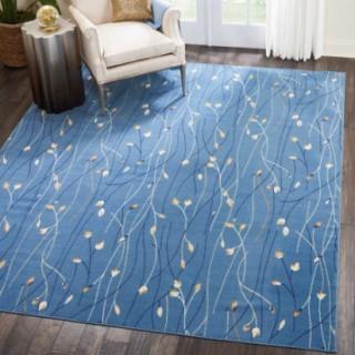 Nourison - GRF15 LTBLU - 2'3" x 7'6" - Blu / Blue