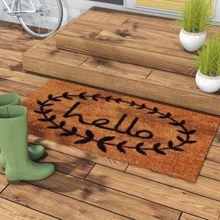 Laurel Foundry Modern Farmhouse Sulema Hello Doormat (LRFY8200)