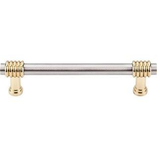 Top Knobs Nouveau Split 4 Center Bar Pull (TOKN1099_19152811)  - Brushed Satin Nickel / Polished Chrome