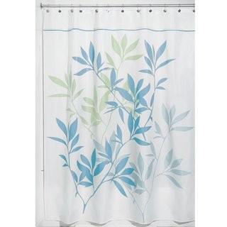 InterDesign Shower Curtain (ITI2759_19243325_27901969) - Blue/  White