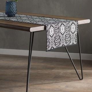 Mistana Edouard Table Runner (MTNA2119) - Black/White / 1 pcs / 72"x20"