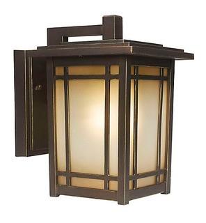 Hampton Bay Port Oxford 1 Light Oil Rubbed Chestnut Exterior Wall Lantern (1000763391 ) - Oil Rubbed Chesnut Finish