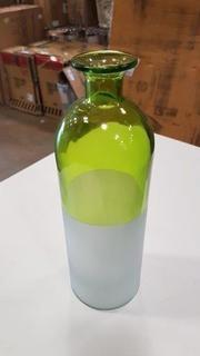 Glass Bottle 3.5"x10.5" Green 11pcs