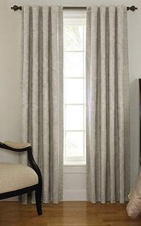 Beautyrest 11239042X095GRE Chenille 42-Inch by 108-Inch Rod Pocket Single Window Curtain Panel, Grey / 1 pcs