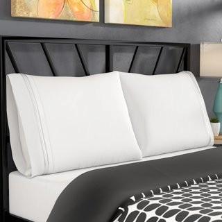 Zipcode Design Lizzie 1800 Thread Count Pillow Case (ZPCD4695_24098536_24098553) 2 pcs / Navy / Standard