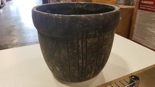 10.75"x10.75"x9" Cement Pot (P7351500) - Grey 2 pcs