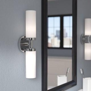 Zipcode Design Kneeland 2-Light Bath Bath Bar (ZPCD6021_27043257) - Chrome