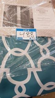 Exclusive Home Grommet Panels Gates Blackout (EH8023-02) - Dark Teal /  2pcs / 52"x84"