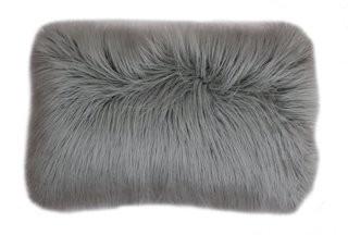 Mercury Row Vanbuskirk Faux Fur Lumbar Pillow (MCRW6738_27190021) - Deep Teal