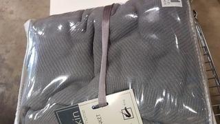 RONchereskin Solid Cotton Blanket 100% Cotton - King / Charcoal Grey