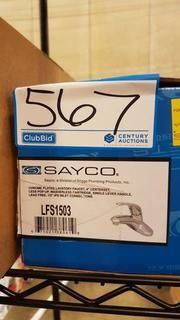 Sayco Plated Lavatory Faucet 4" Centerset (LFS1503)
