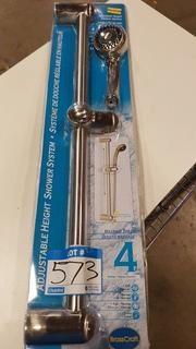 BrassCraft Adjustable Height Shower System 4 Settings