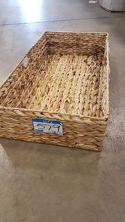 15"x28.5" Woven Basket Natural