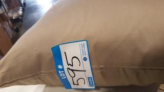 Medium Sized Pillows - Light Brown / 2 pcs