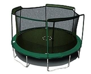 15' Round Trampoline Net Using 3 Arches