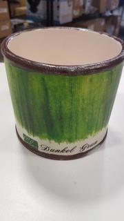 5"x4" Ceramic Bucket Green (S7322917) - 4 PCS