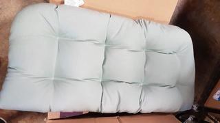 Long Chair Cushion - Light Blue