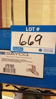 Sayco Plated Lavatory Faucet 4" Centerset (LFS1503)
