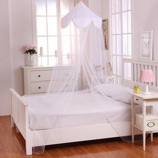 Casablanca Sheer Bed Canopy (871295007032) - White