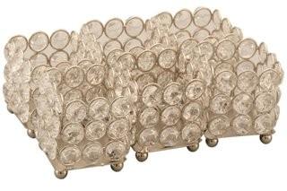 Rosdorf Park Glass Crystal Metal Votive (ROSP6839_25786119) - 6 pcs