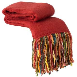 ShiraLeah Wool Blankert - Red/Multi