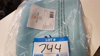 Pairs to Go Viole Nile Blue Rod Pocket - Blue / 118"x63" / 4 pcs