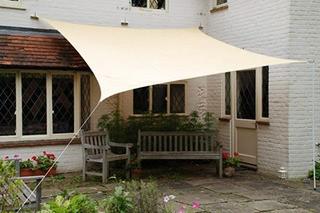 Aleko Replacement Sun Sail Beige 20"x16'