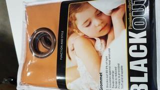 Premium Collection Blackout Grommet Curtain Panels - 52"x84"/ Orange