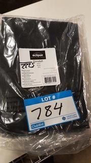 Eclipse Kendall Black Rod Pocket Panels 42"x54" - 4 pcs