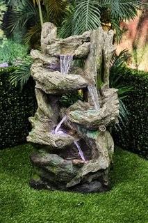 Alpine Fiberglass Tiered Flowing Fountain (ACO203511011992)