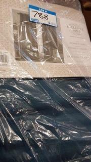 Exlusive Home Grommet Panels Raw Silk Thermal - Mallard Blue / 2 pcs / 54"x96" / (EH7923-05)